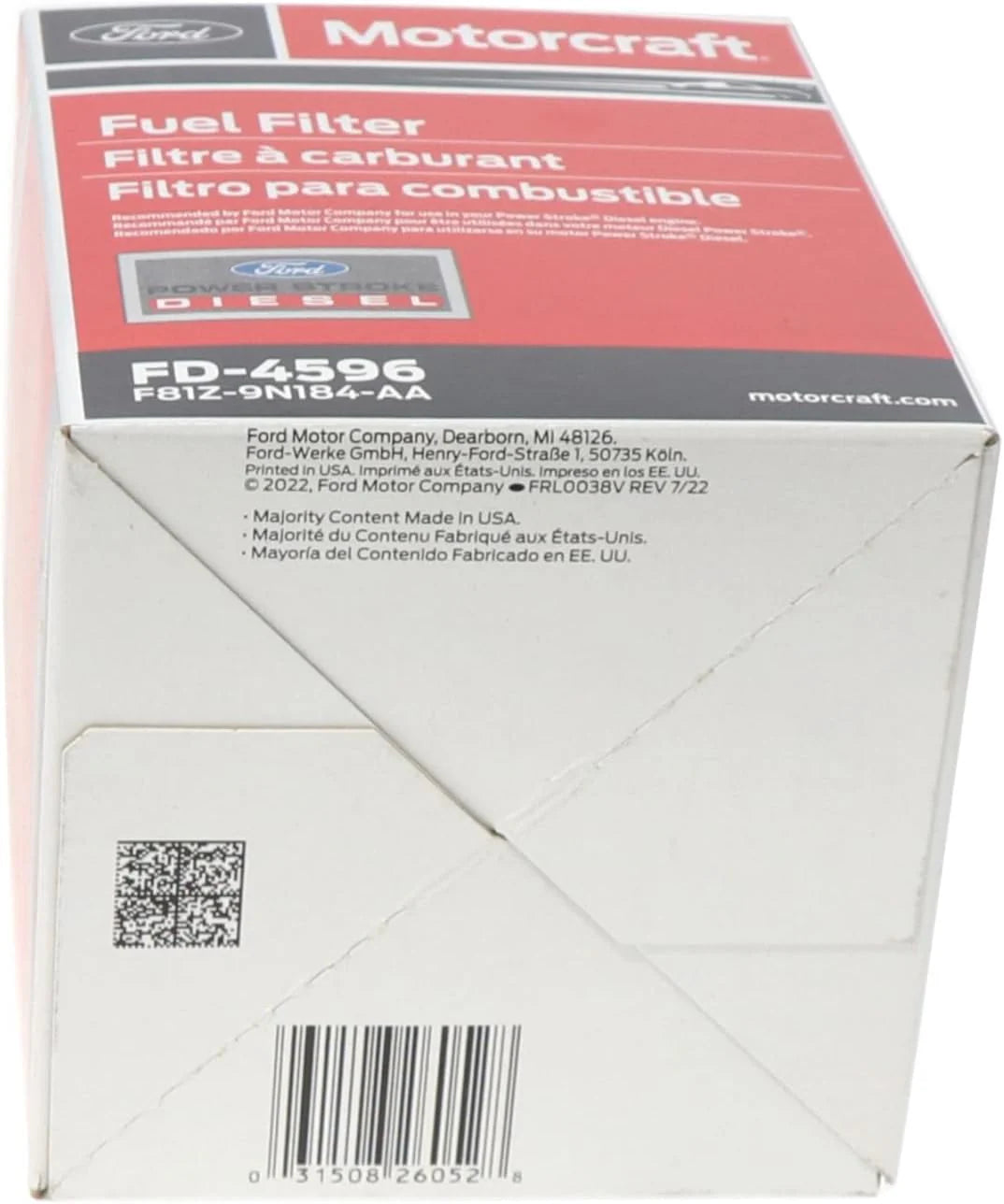 Motorcraft Fuel Filter - FD4596