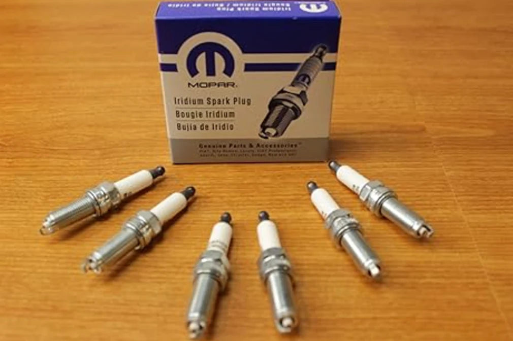 Dodge Charger Promaster Jeep Wrangler Set Of Six (6) Spark Plugs OEM