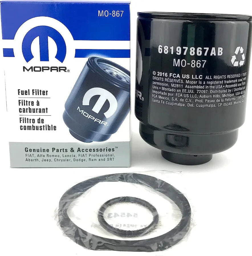 Mopar Fuel/Water Separator Filter Kit (68197867AB)